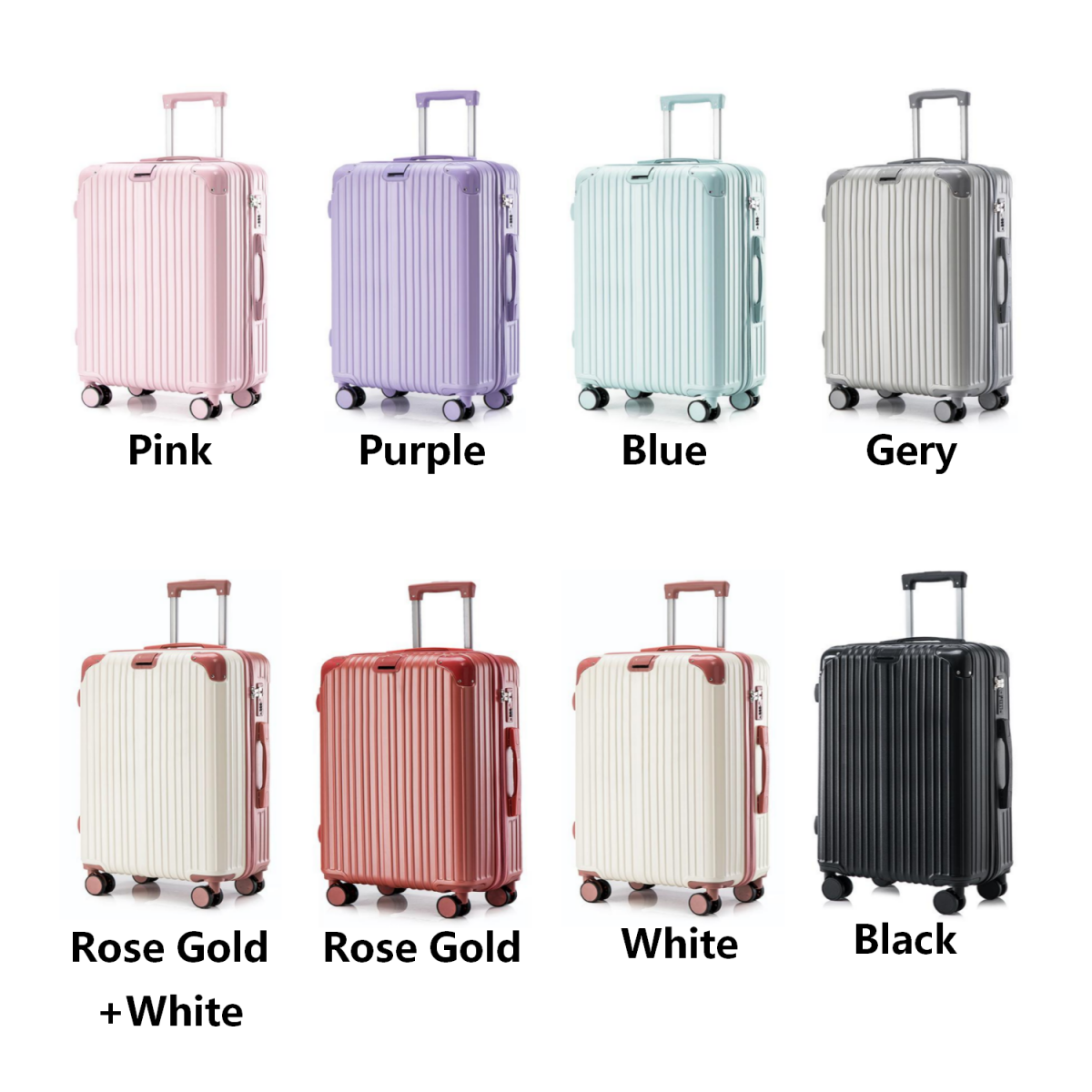 FRONT HOOK Zipper Luggage