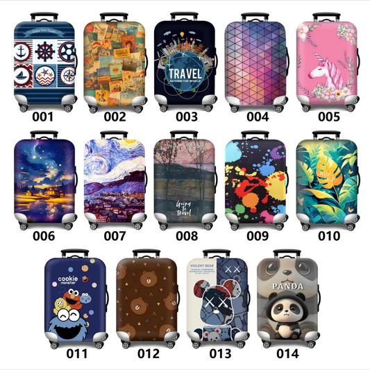Color Printed Luggage Cover