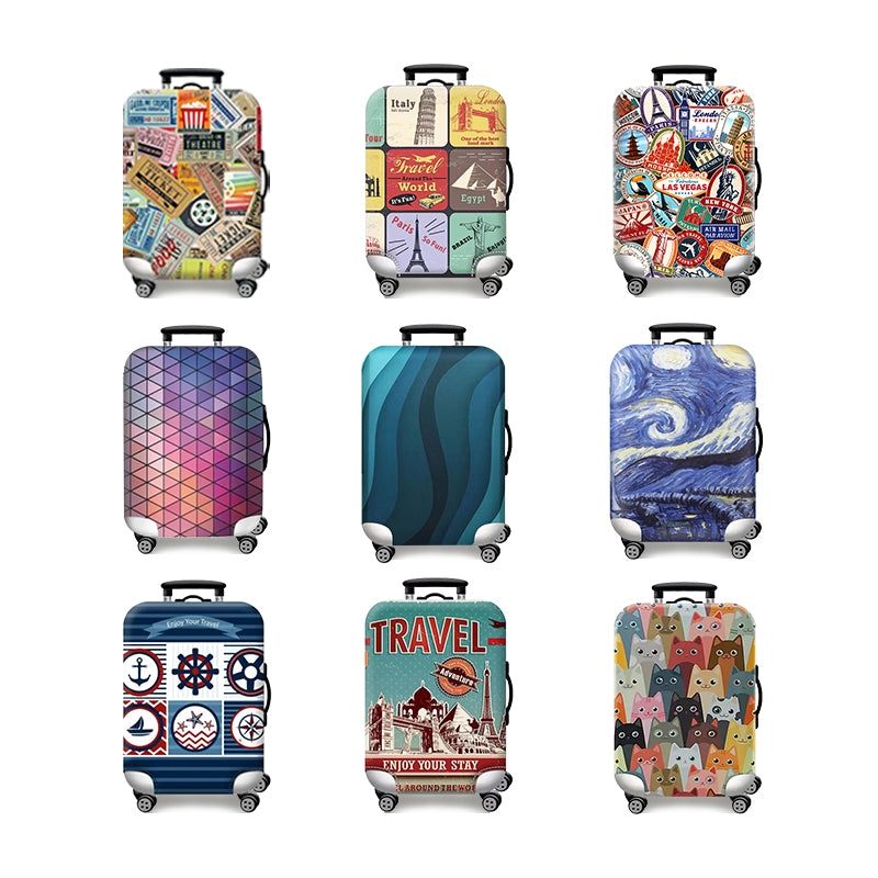Color Printed Luggage Cover