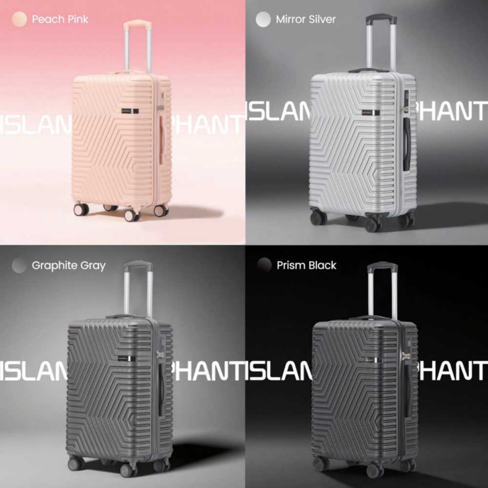 GEOMETRIC Zipper Luggage