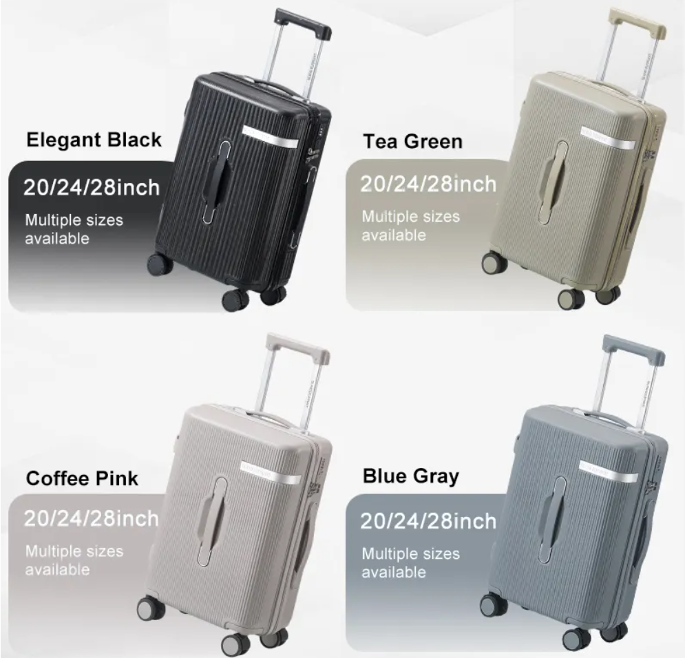 VERTICAL STRIPE Zipper Luggage