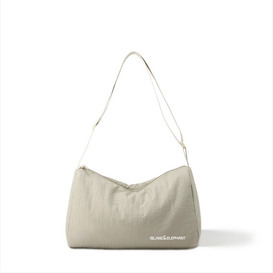 Pleated crossbody bag