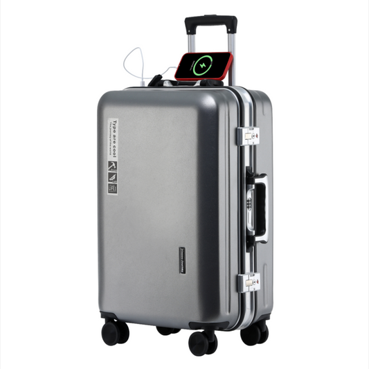 GLOSSY Aluminum Frame Luggage